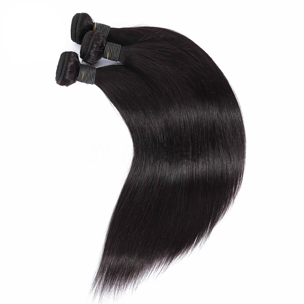 Air bangs hairstyle realistic wig set - Image 2