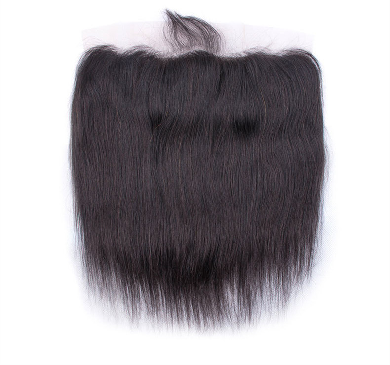 European And American Natural Color Lace Real Hair Wig - Image 5