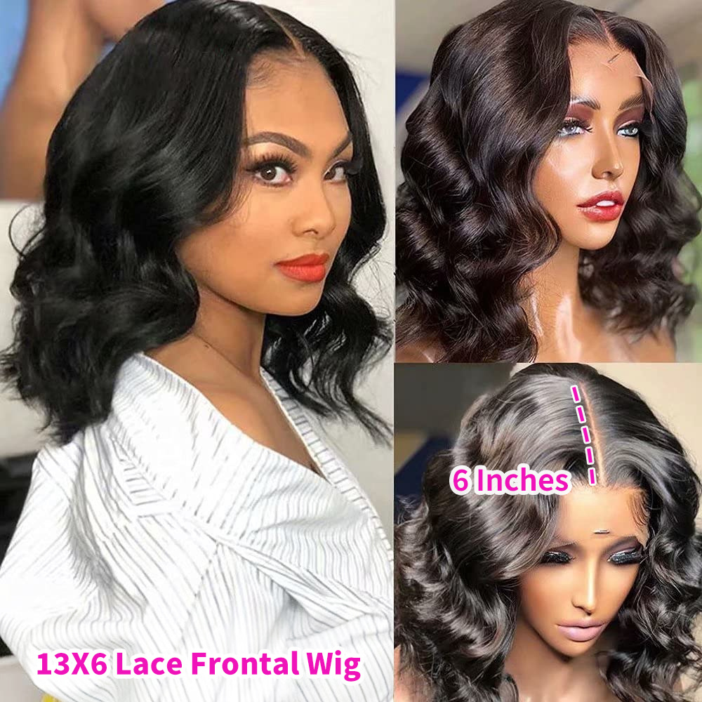 Chemical Fiber Short Curly Front Lace Wig Head Cover - Image 2