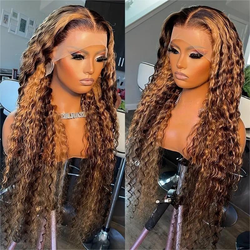 P427 13x6 Water Wave Lace Front Human Hair Wigs - Image 3