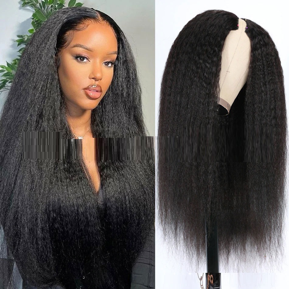 Lace Free Mechanism Yaki Straight Pure Human Wig - Image 5
