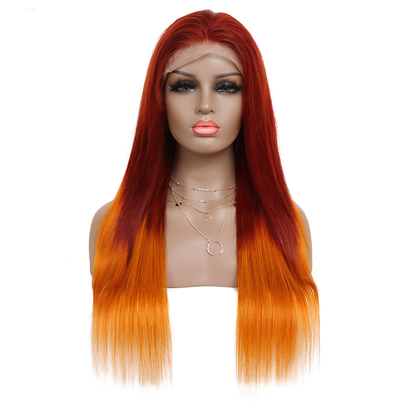 13X4 Front Lace Head Cover Real Hair Wig Transparent Lace - Image 4