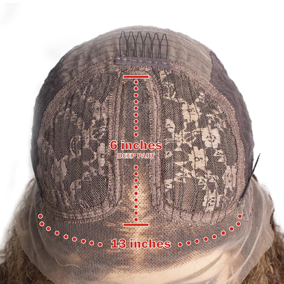 Medium And Long Curly Fashion Female Big Wave Real Human Hair Wig - Image 6