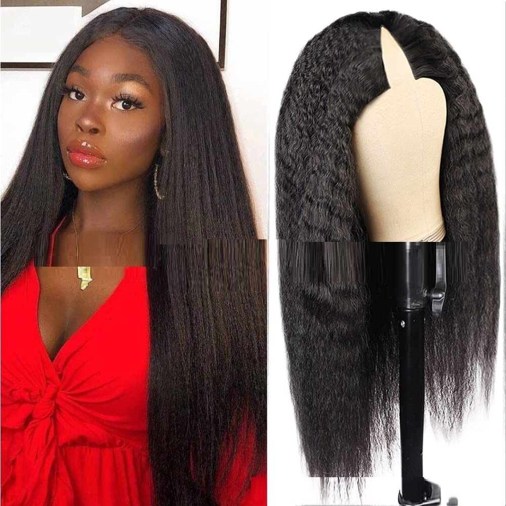 Lace Free Mechanism Yaki Straight Pure Human Wig - Image 3
